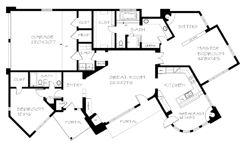 Barranca de oro floorplan