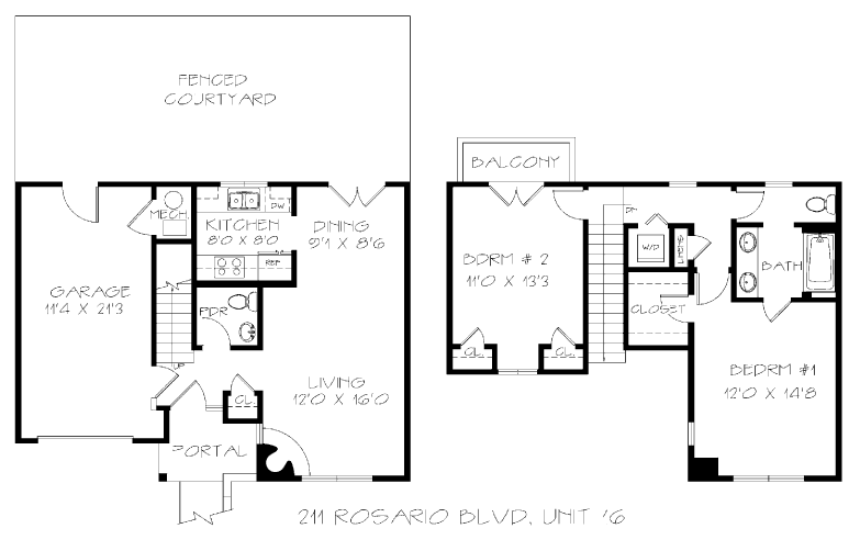 Rosaio Condo Floorplan